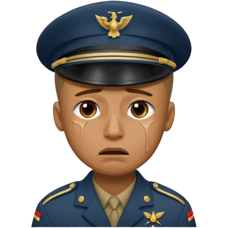 soldier crying emoji