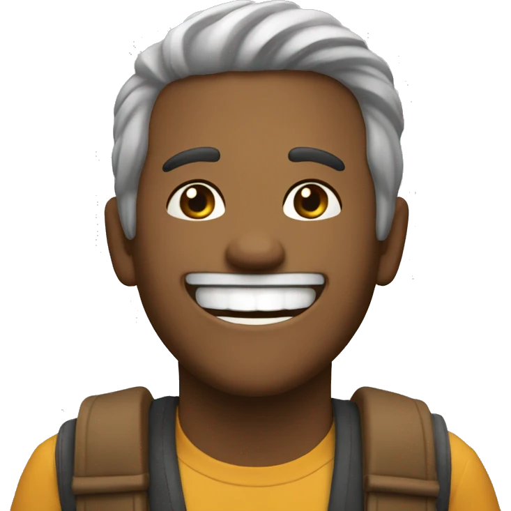 viajero feliz emoji