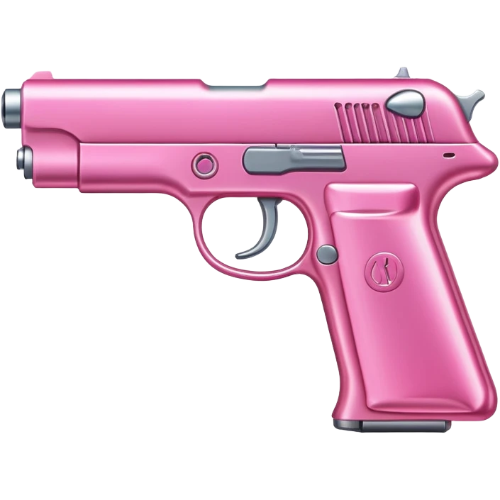 Pink gun emoji emoji
