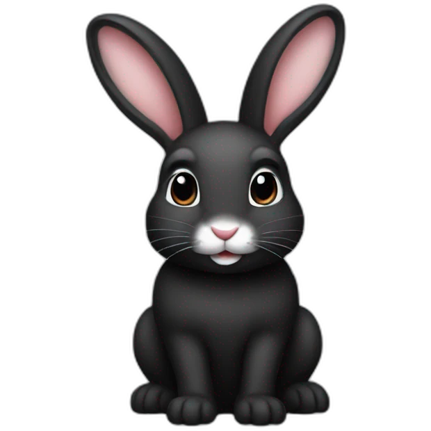 bunny Black emoji