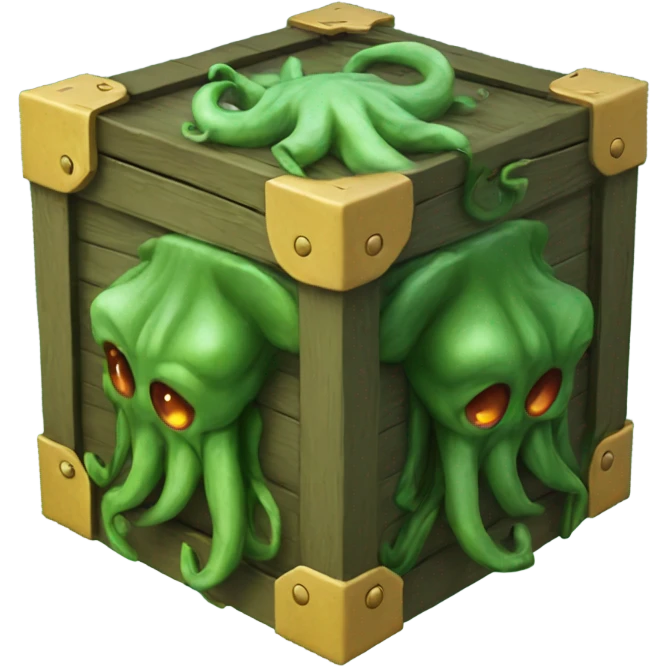 Cthulhu Box modeling emoji