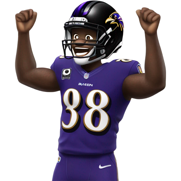Baltimore ravens Lamar Jackson score emoji