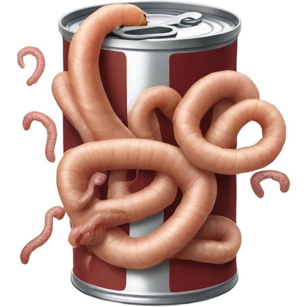 Open a can of worms emoji