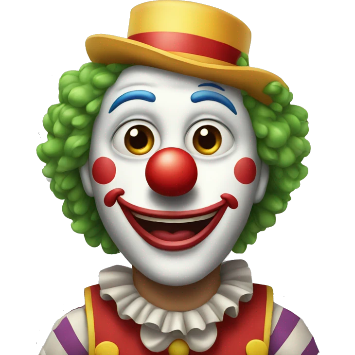 funny clown emoji