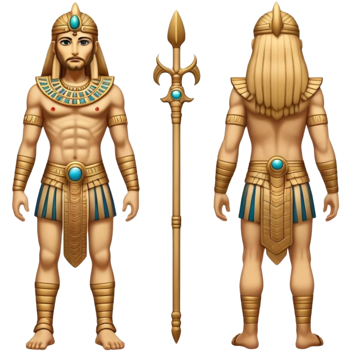 fullbody annunaki enki front and back emoji