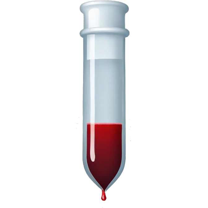 Blood test emoji
