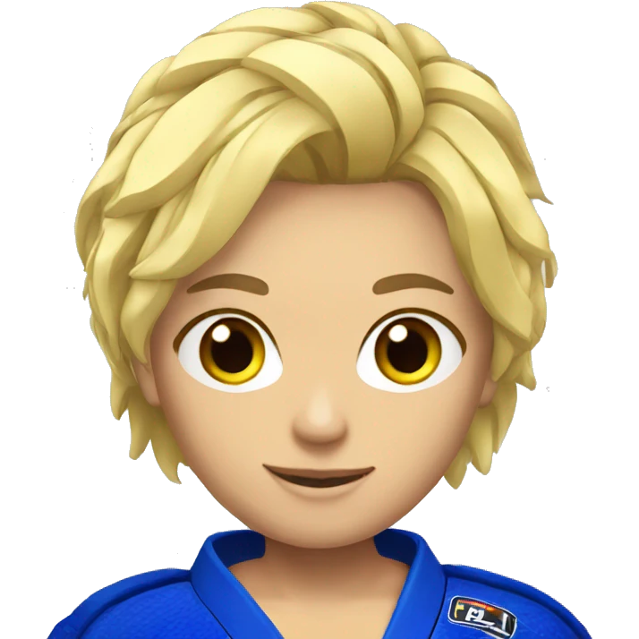 a bjj fighter blond emoji