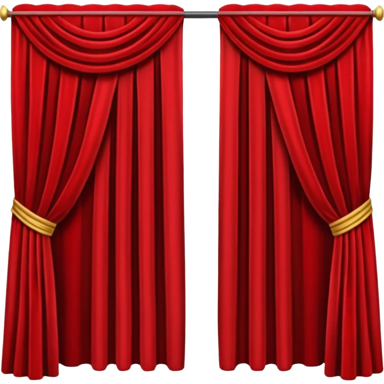 create a series of images for Theatre soft goods Inventory showing theatre curtains emoji
