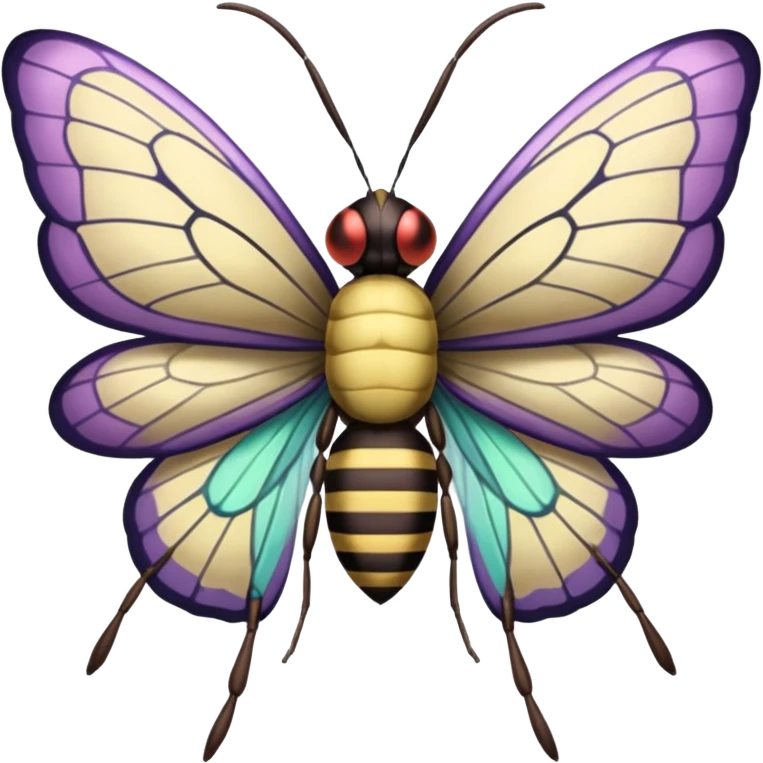Beedrill-Butterfree-Beautifly-Venomoth-fusion emoji