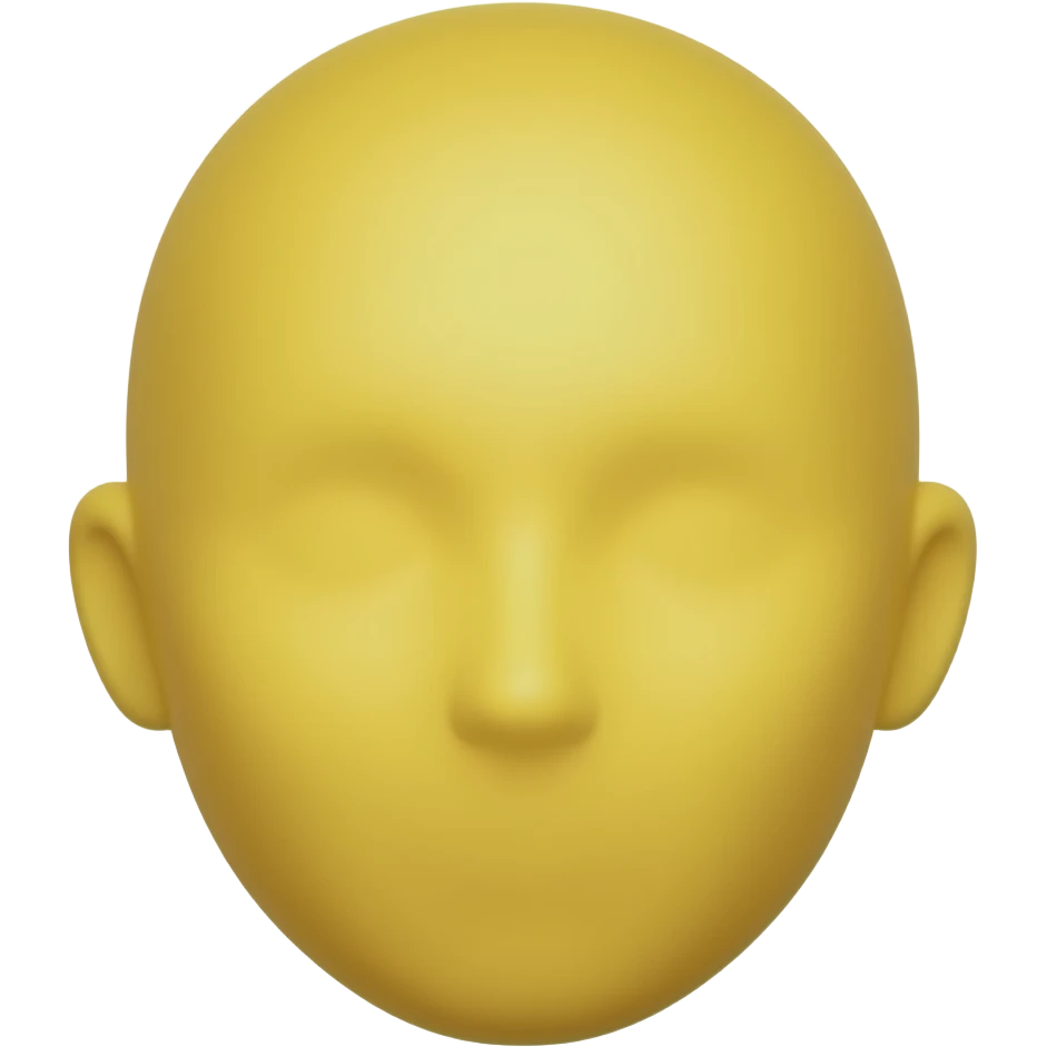 Faceless yellow emoji emoji