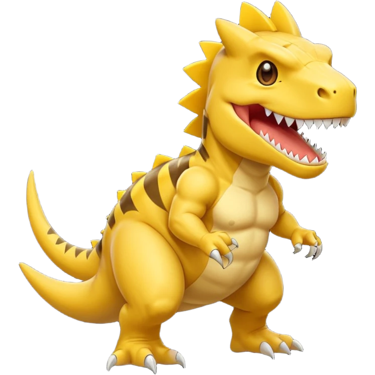 Picachu GigaChad t-rex emoji