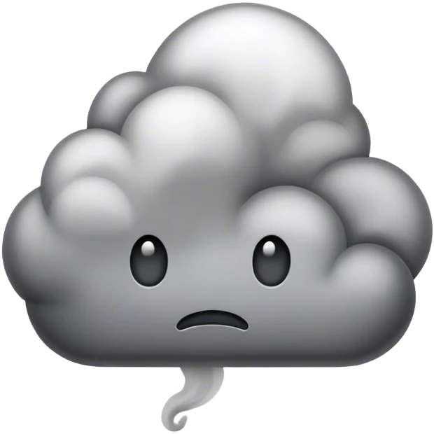 gray smoke emoji