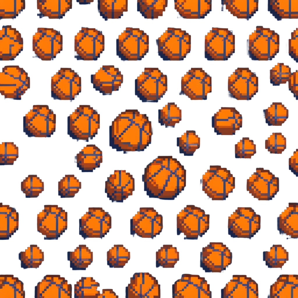 bronze basketball, copper-brown metallic surface with classic orange seams emoji