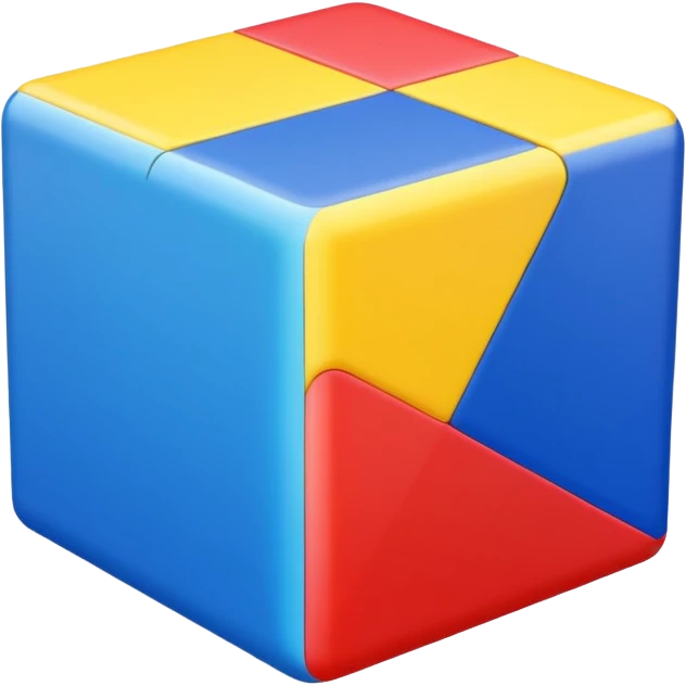 colourful cube emoji
