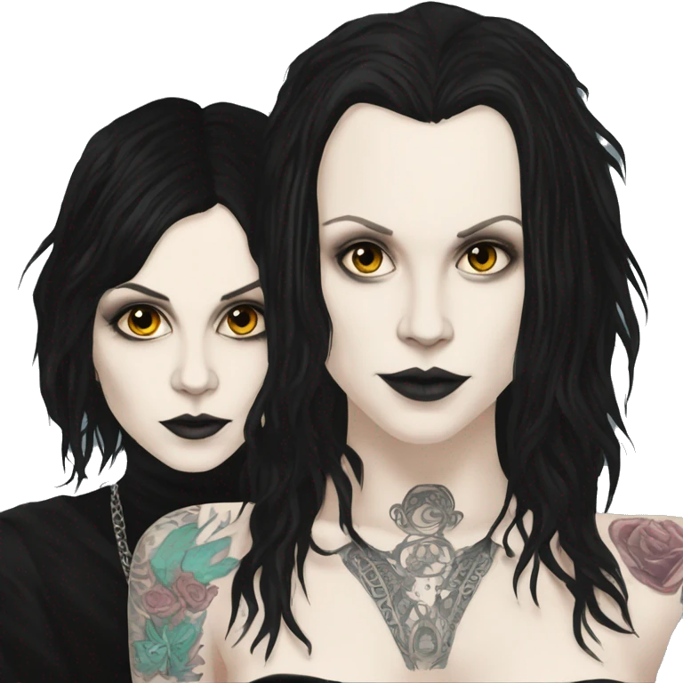 Ville Valo and Kat Von D emoji