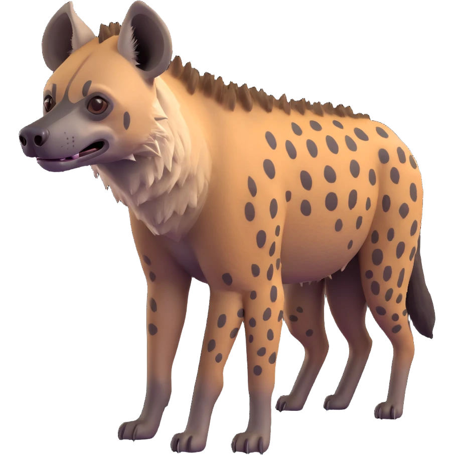 Realistic Hyena emoji