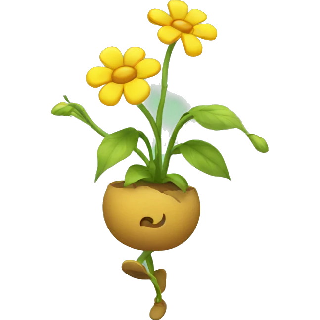 dancing flower emoji