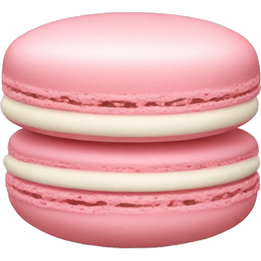 Light pink macaron emoji