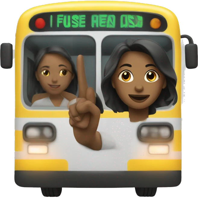 Fuse bus with woman emoji