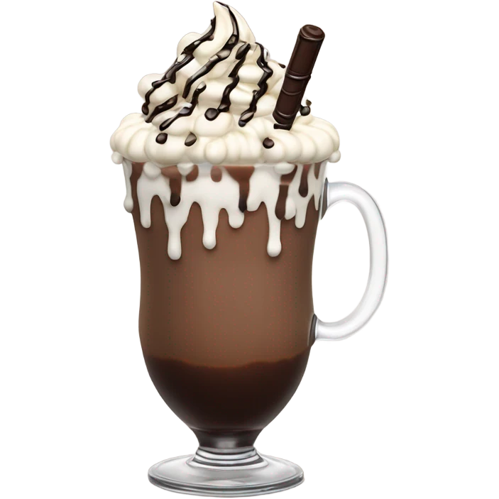 chocolate bobble tea milkshake emoji