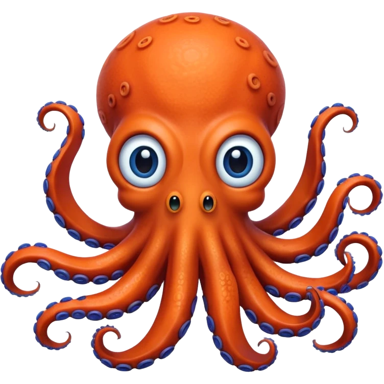 octopus with big eyes emoji