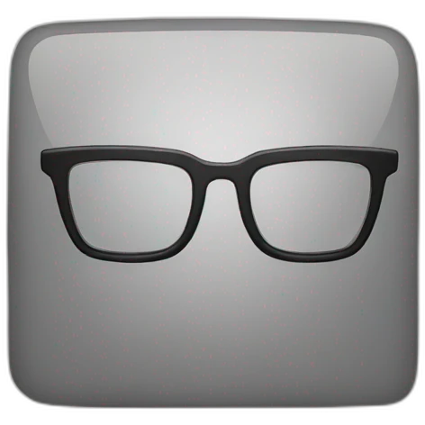 Icon Square glasses emoji