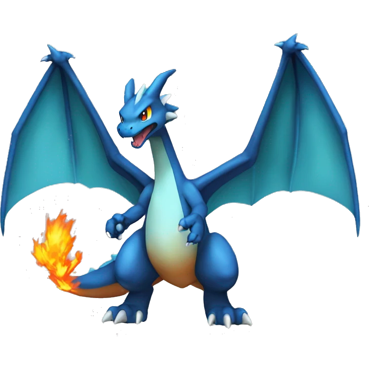  Mega Charizard Y full body emoji