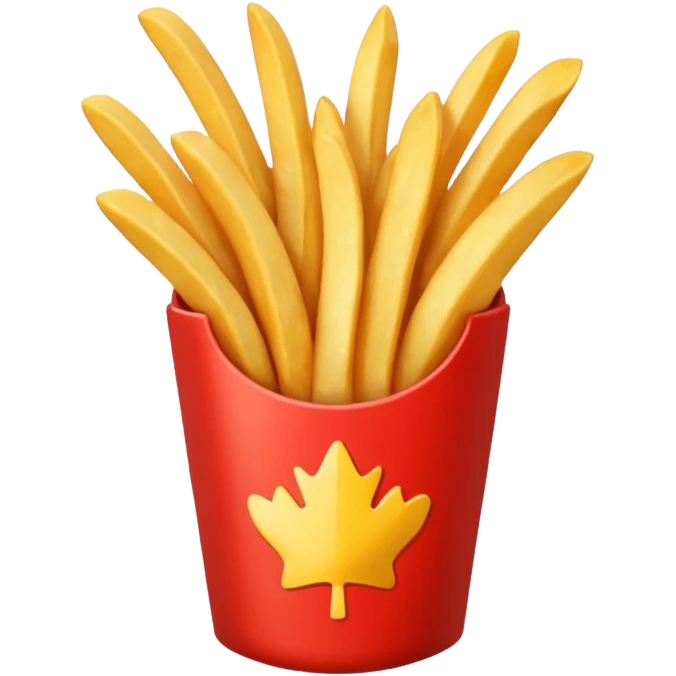 just french fries with nothing on the box emoji