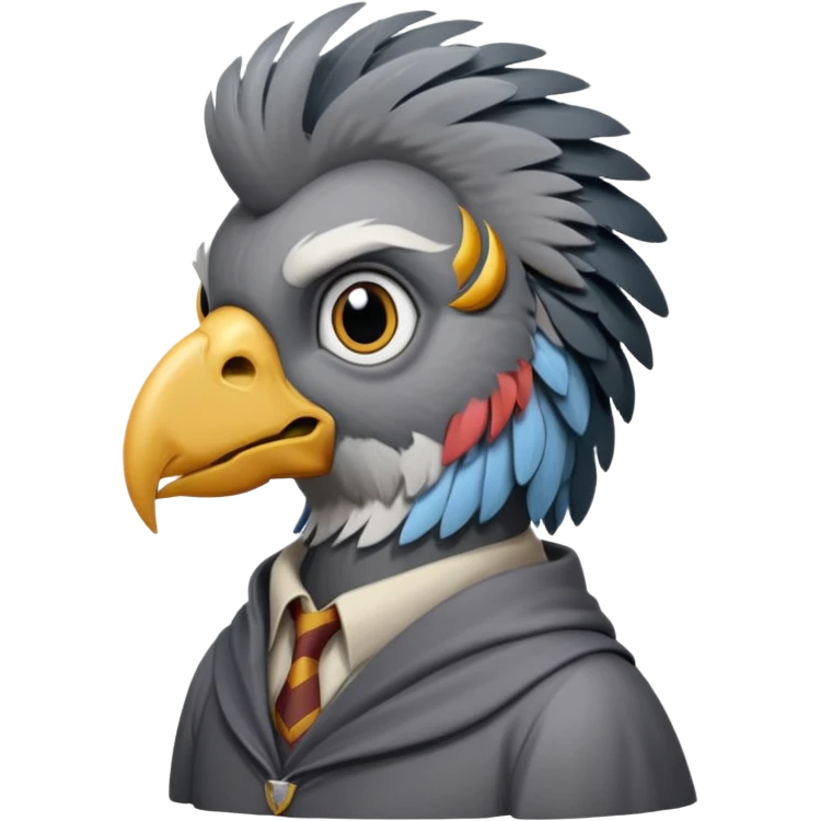 buckbeak and harry potter emoji