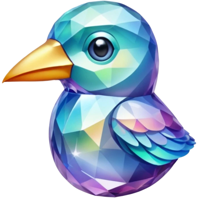 Crystal Bird  emoji