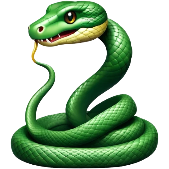 Hogwarts Slytherin snake emoji