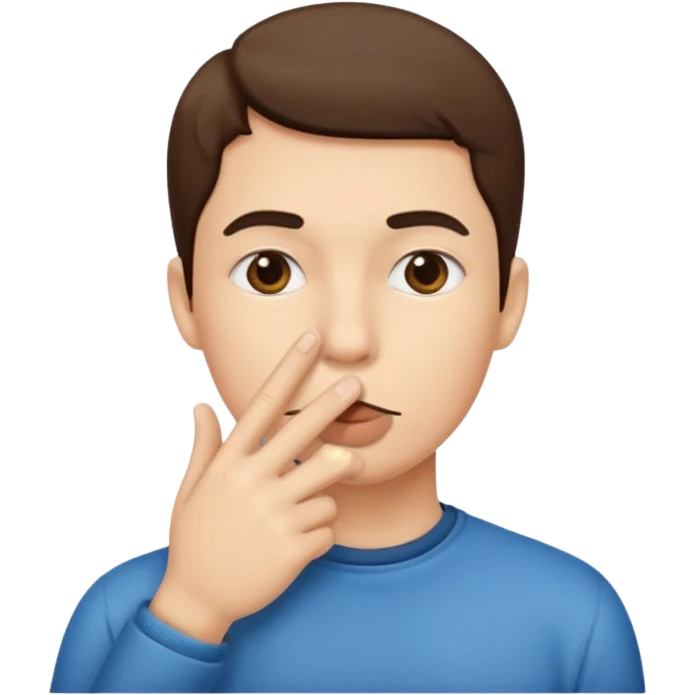 shhh emoji