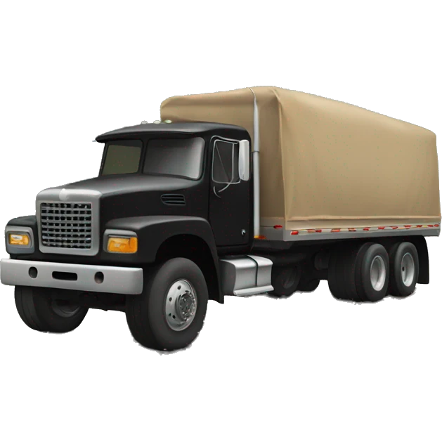 Truck peterblilt black emoji