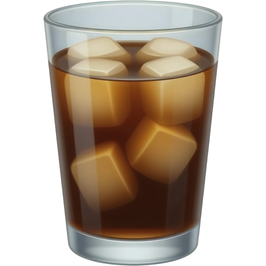 glass of iced american like coffee emoji