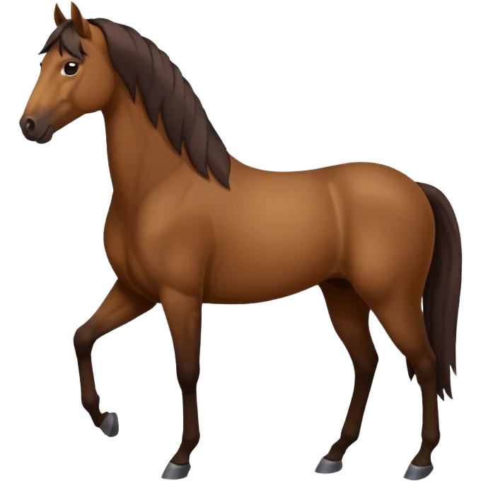 reading brown horse emoji