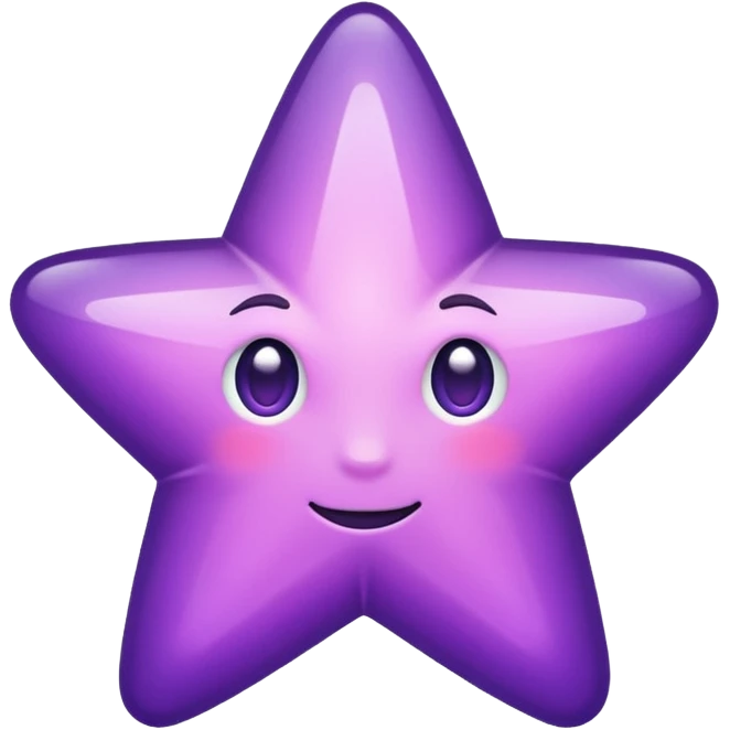 mor yıldız emoji