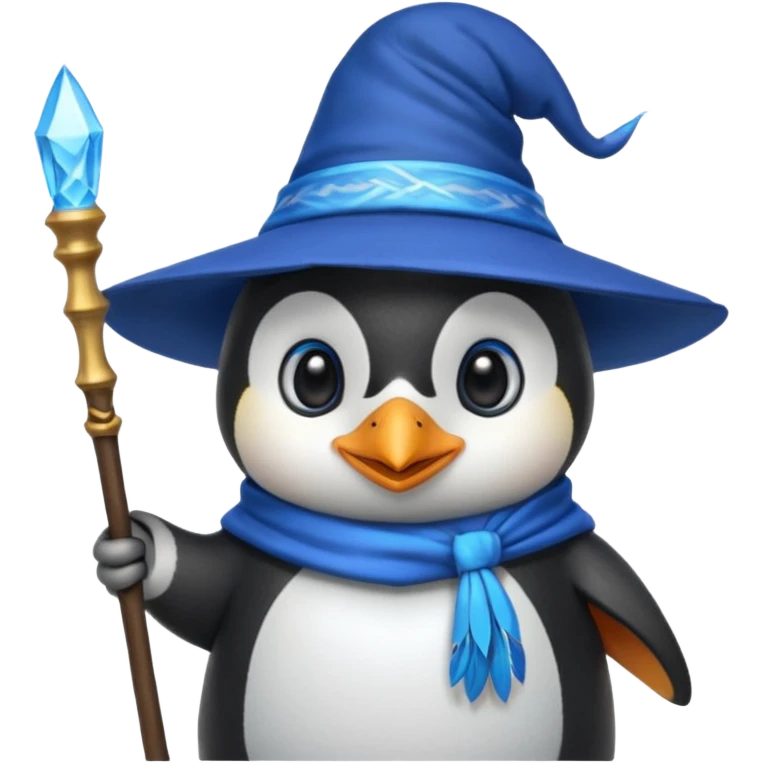 Penguin Wizard emoji