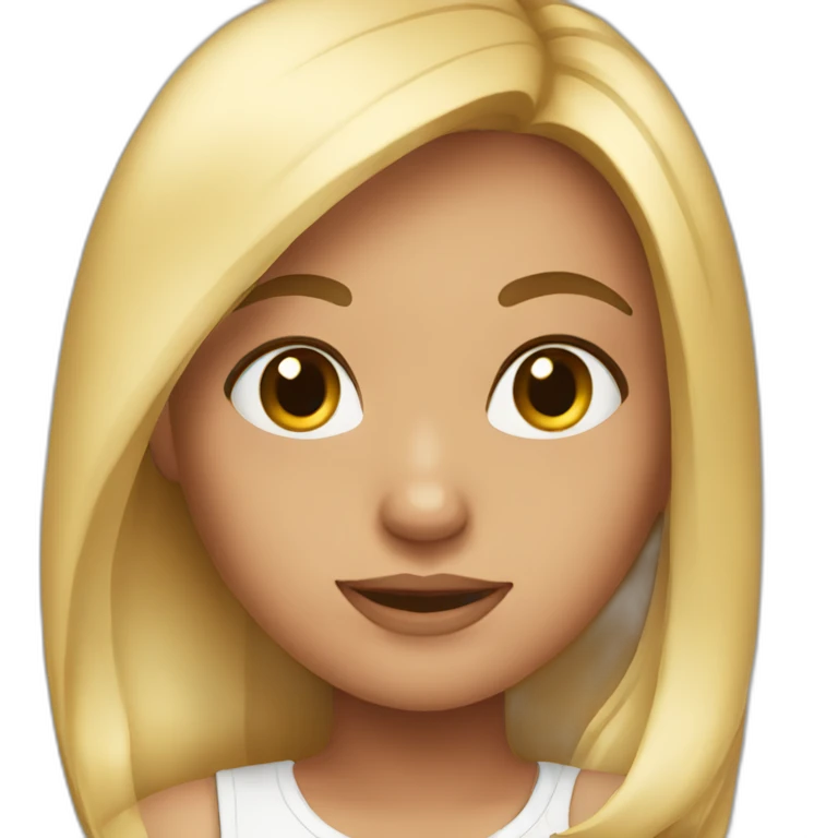 girls whitout close emoji
