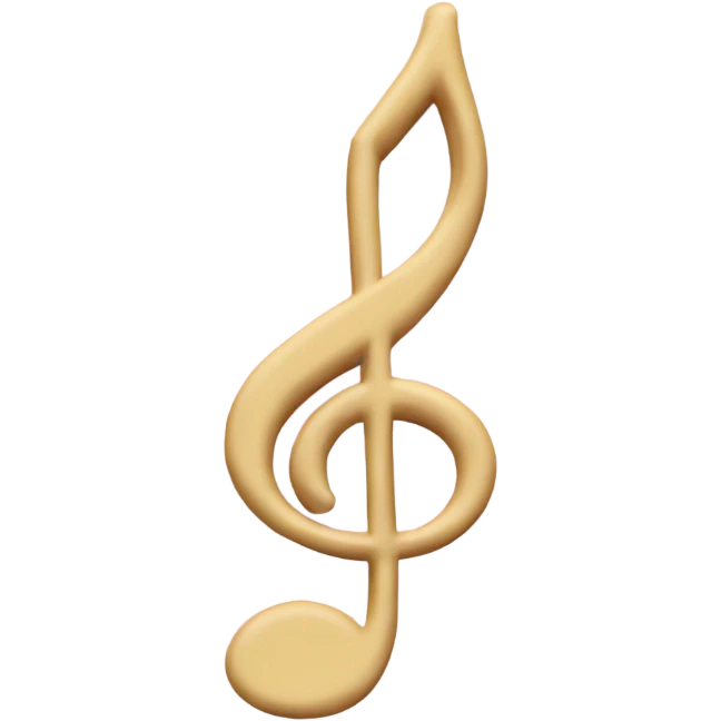 2 pale pink music notes emoji