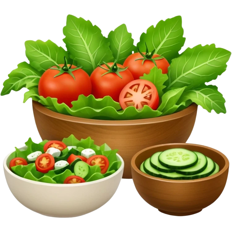 olive branch next to a bowl of salad emoji
