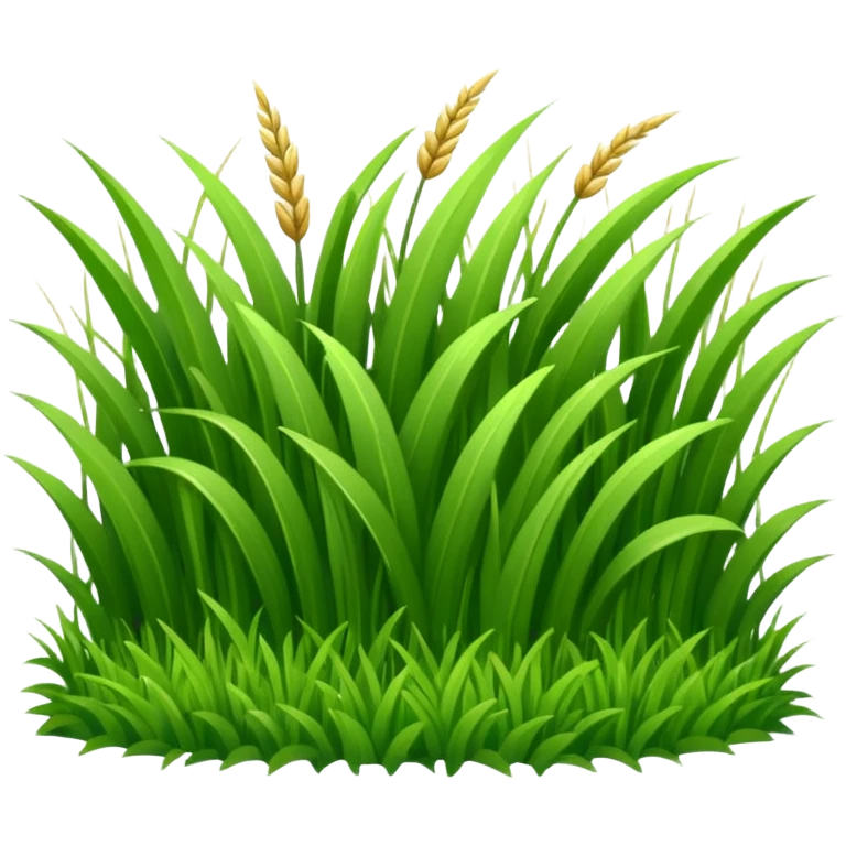  flat grass emoji