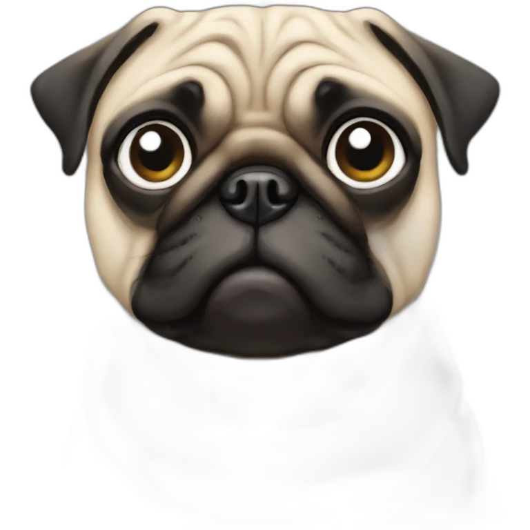 one eyed pug emoji