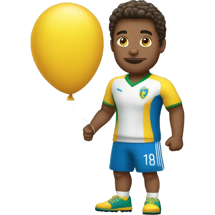 Un brésilien qui joue au ballon  emoji