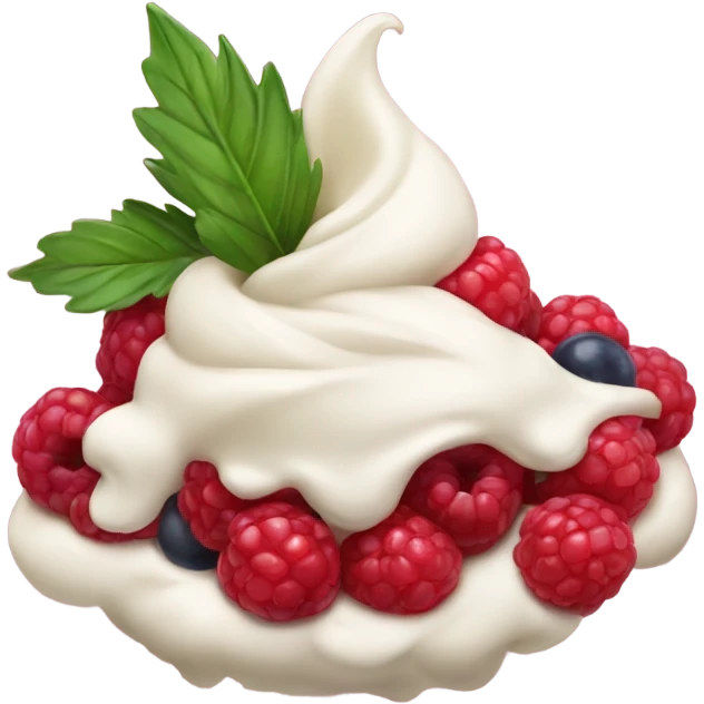 berries and cream emoji