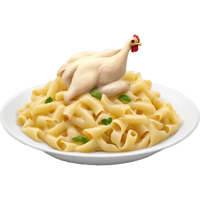 Chicken Alfredo Pasta emoji