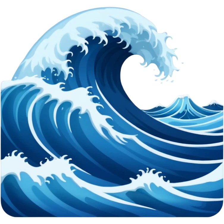 spliting of the sea emoji