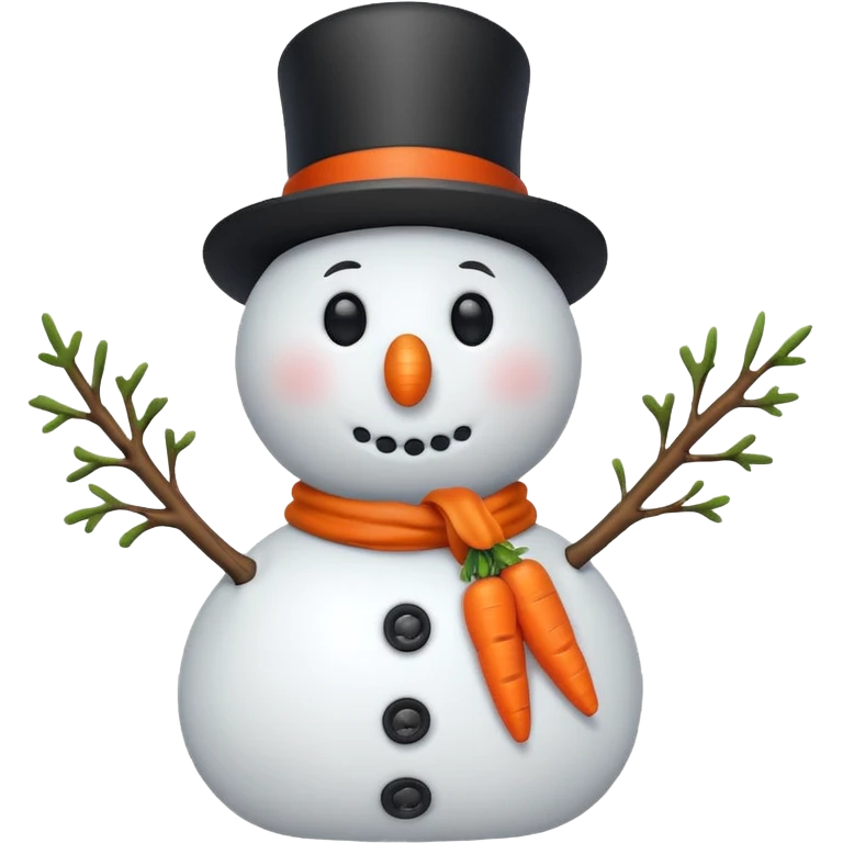 snowman with no scarf  emoji
