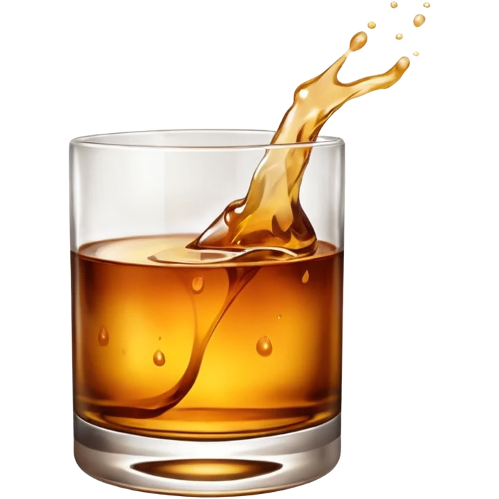 glass of whiskey emoji