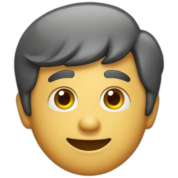 Man waving emoji