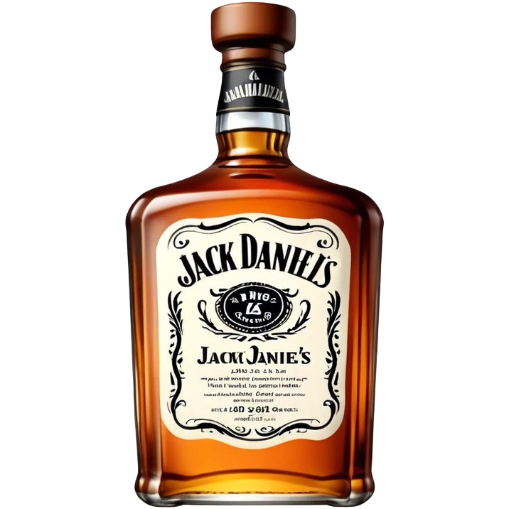 jack daniel whisky, fat bottle emoji